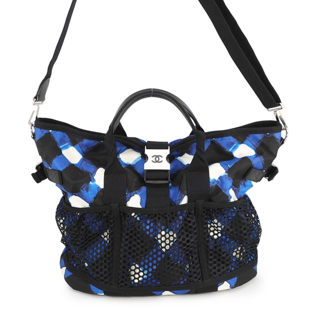 Chanel Airline Nylon Shoulder Bag, Handbag, 2-way Tote Black, Handbag for Women